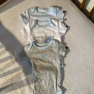 Three month new balance, bodysuits new without tags